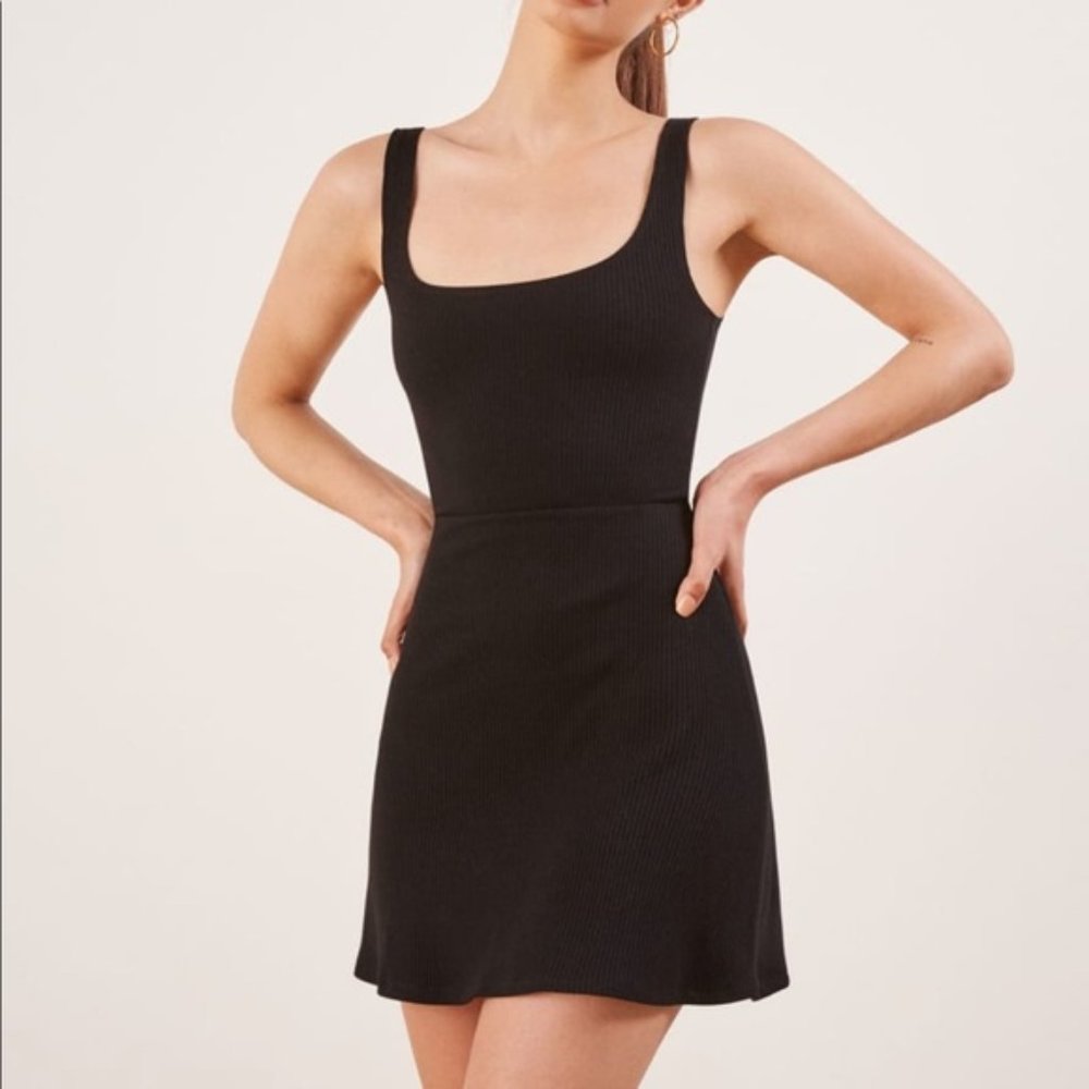 Reformation Rib Knit Mia Tank Dress